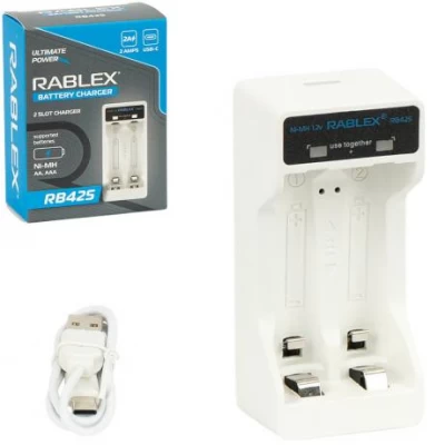 Зарядний пристрій RABLEXдля Ni-MH/ AA/AAA акумуляторів RB425