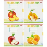 Зошит кольоровий 12 аркушів, коса з доп.лініей 3851