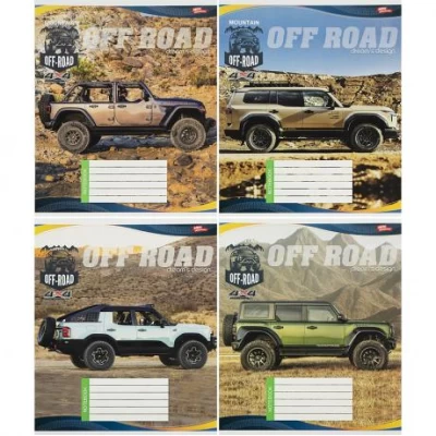 Зошит кольоровий 18 аркушів, лінія 3860