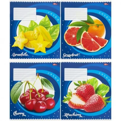 Зошит кольоровий 18 аркушів, лінія 3861