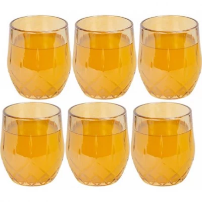 Склянка тонована скляна 320мл DSKB502-1B Золото