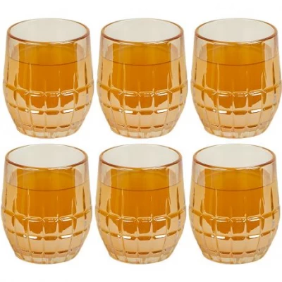 Склянка тонована скляна 320мл DSKB502-1D Золото