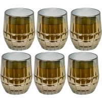 Склянка тонована скляна 320мл DSKB502-1B Чорний