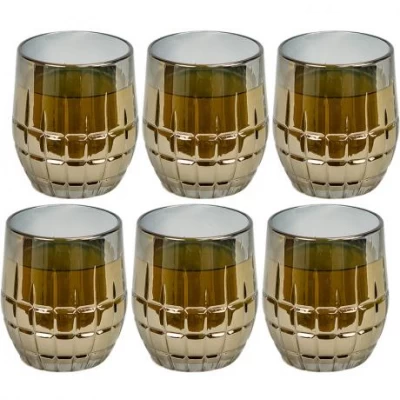 Склянка тонована скляна 320мл DSKB502-1B Чорний