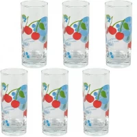 Склянка скляна 250мл з малюнком 1801-6