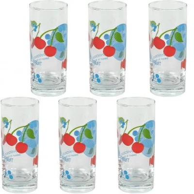 Склянка скляна 250мл з малюнком 1801-6