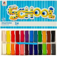 Пластилін  24 кольори по 12 г.,стек,GAMMA UA 200319