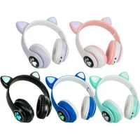 Навушники Bluetooth з вушками та LED-підсвічуванням, складні STN-28M Навушники Bluetooth з вушками та LED-підсвічуванням, складні STN-28M