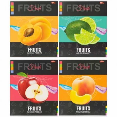 Зошит кольоровий 48 аркушів, клітинка 3878 Зошит кольоровий 48 аркушів, клітинка 3878