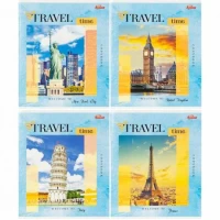 Зошит кольоровий 96 аркушів, клітинка 3885