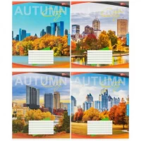 Зошит кольоровий 36 аркушів, лінія 3870