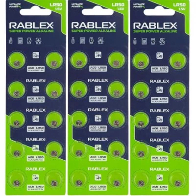 Батарейка RABLEX таблетка 1.5V AG0 (LR50)