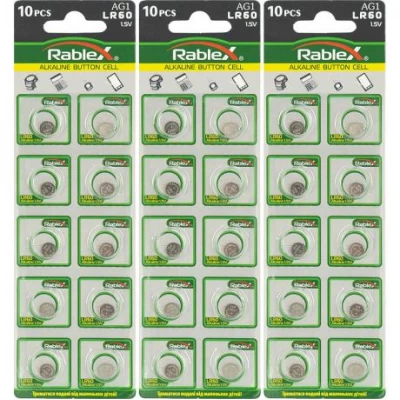 Батарейка RABLEX таблетка 1.5V AG1 (LR60)