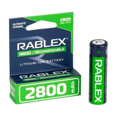 Акумулятор RABLEX 2800mah 3.7V 18650(БЕЗ ЗАХИСТУ) 001889