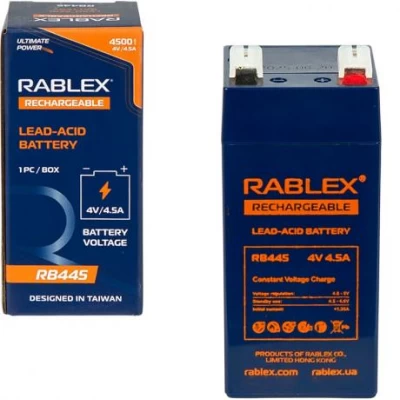 Акумулятор RABLEX 4V 4500mAh (4.5А) RB445 Lead-Acid battery 001674