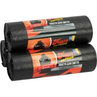 Пакет для Промислового сміття 90х108 160л 20 штук 30мк Кузя Service