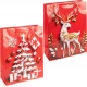 Пакет подарунковий Новий Рік 18х21,5х8см 2578-1