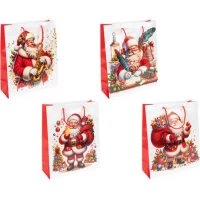 Пакет подарунковий Новий Рік 18х21,5х8см 156-1