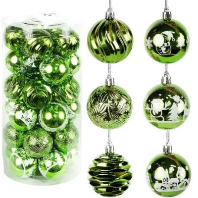 Набір кульок 30 штук D6см Зелений NHX2025-6 тубус Набір кульок 30 штук D6см Зелений NHX2025-6 тубус