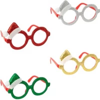 Окуляри новорічні Шапочка Санти 2516
