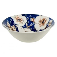 Тарілка глибока керамічна 7-ка з візерунком D17,5*7,5см 500мл 6895-55