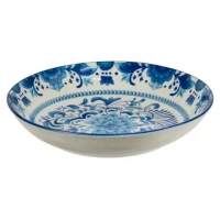 Тарілка керамічна 7-ка з візерунком D18*5см 300мл 6895-48