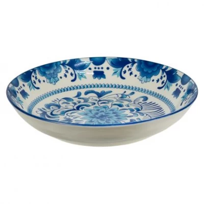 Тарілка керамічна 7-ка з візерунком D18*5см 300мл 6895-48