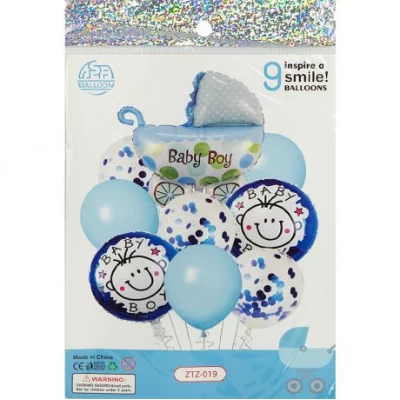 Набір повітряних куль 9шт для створення фотозони 1404-64/ZTZ-019