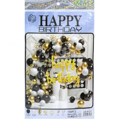 Набір повітряних куль 108шт для створення фотозони 1404-6/M1277