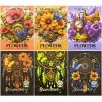 Розмальовка антистрес 297 х 210 мм.на скобі 8 аркушів 24000-24007/226620