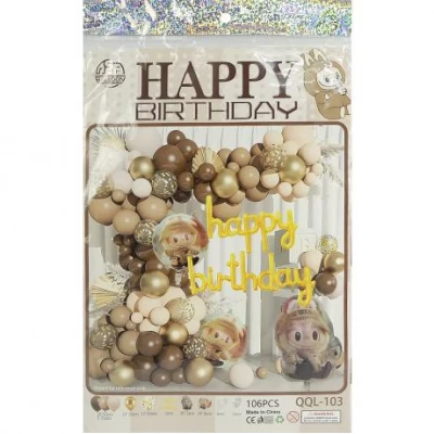 Набір повітряних куль 106шт для створення фотозони QQL-103/1404-18