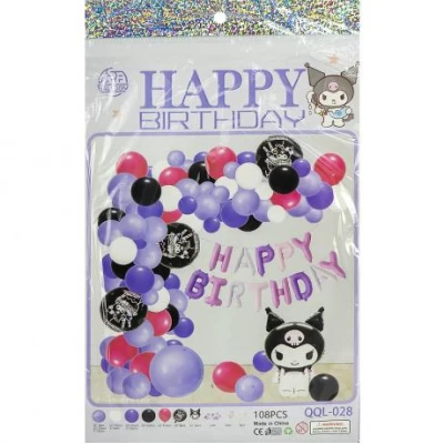 Набір повітряних куль 108шт для створення фотозони QQL-028/1404-21