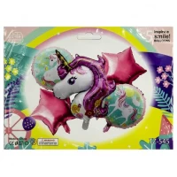 Набір повітряних куль 5шт для створення фотозони 1404-39 Набір повітряних куль 5шт для створення фотозони 1404-39