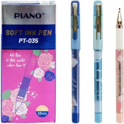 Ручка масляна PIANO PT-035 синя