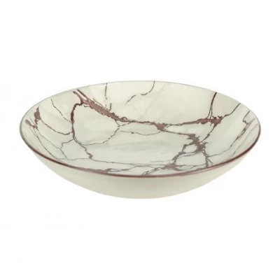 Тарілка керамічна 7-ка з візерунком D18*5см 300мл 6895-36