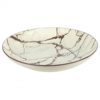 Тарілка керамічна 8-ка з візерунком D20,5*5,5см 500мл 6895-132