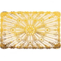 Серветка для сервірування столу прямокутна 45*30см золото RH-03