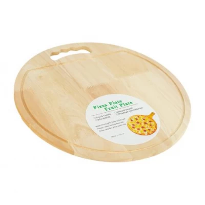 Дерев’яна кругла дошка D29см для піци та закусок RH-21