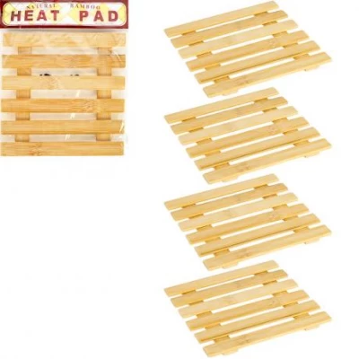 Підставка бамбукова під гаряче квадратна 17,5см RH-34