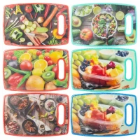 Дошка обробна з малюнком (овальна) 30*20*1см HL112T