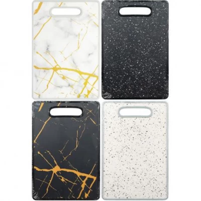 Дошка обробна з мармуровим малюнком (прямокутна) 37*23*1см HL110C