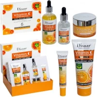 Набір з догляду за обличчям (5 предметів) з вітаміном C у подарунковій коробці DS5089