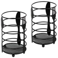 Металева підставка для столових приборів 15*10см 2516