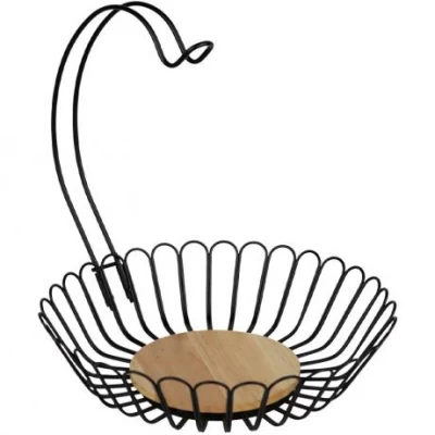 Металева фруктовниця D30 L9см з гачком для бананів 3034