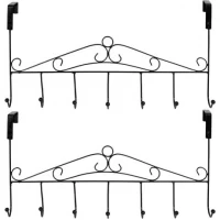Підвісний металевий утримувач 41,5*21см з 7 гачками 437