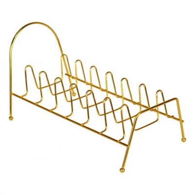 Сушарка для посуду настільна 24,5*13,5*11,5см Золото 267 Сушарка для посуду настільна 24,5*13,5*11,5см Золото 267