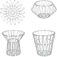 Металева фруктівниця - кошик D30см, трансформер 2530