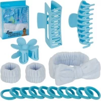 Подарунковий набір «Spa Headband & Wristband Set» блакитний 1873-3