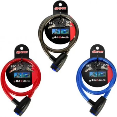 Вело-мото, замок-трос 12мм * 800мм 1302