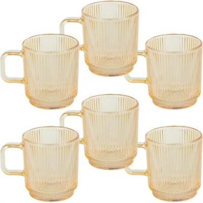 Чашка скло AH129 320мл ZN01SWBB